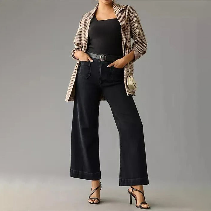 👖Tummy Control Croppe Wide-Leg Jeans ⭐ 2026 Best Selling Jeans